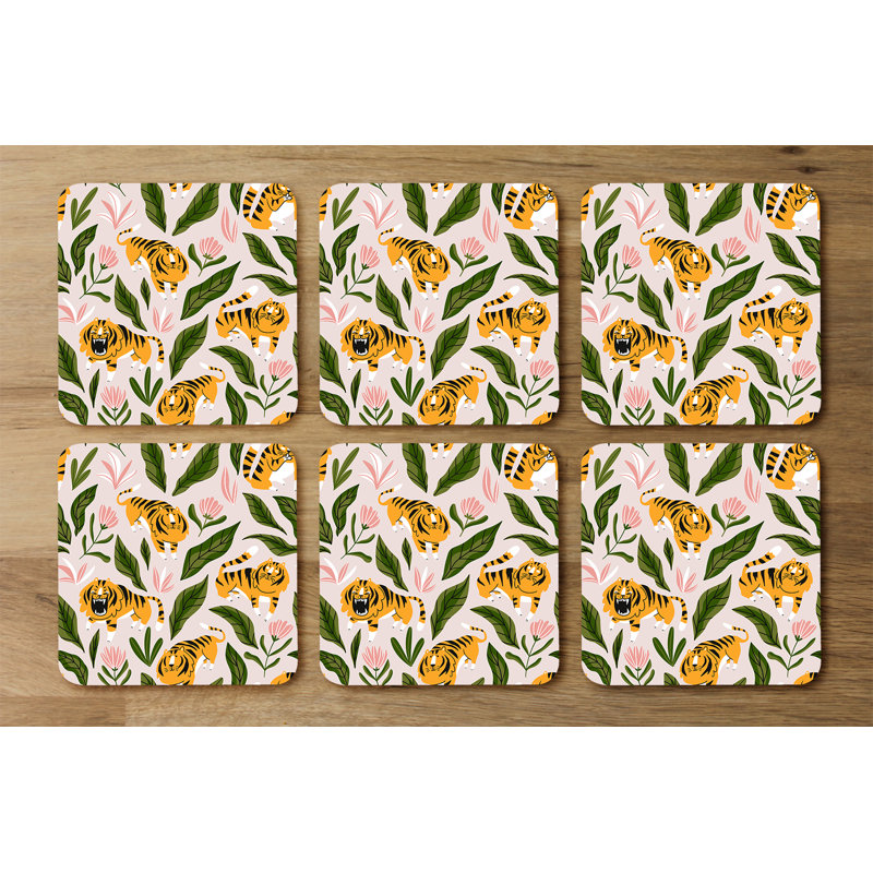 Draymond Square 6 Piece Coaster Set