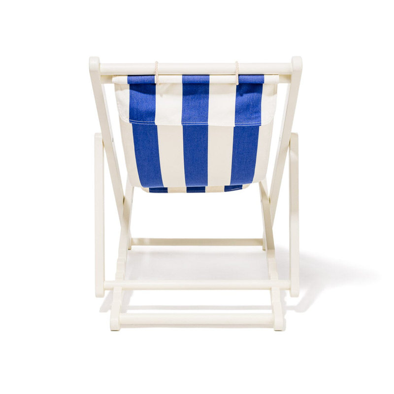 Fauteuil Sling, Bleu / blanc