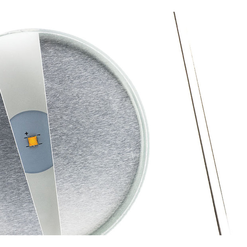 Carlucci Integrated LED Outdoor Flush Mount, White
