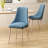 Darton 1'' H Upholstered Metal Side Chair-2010795750