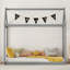 Lit simple en bois sans sommier