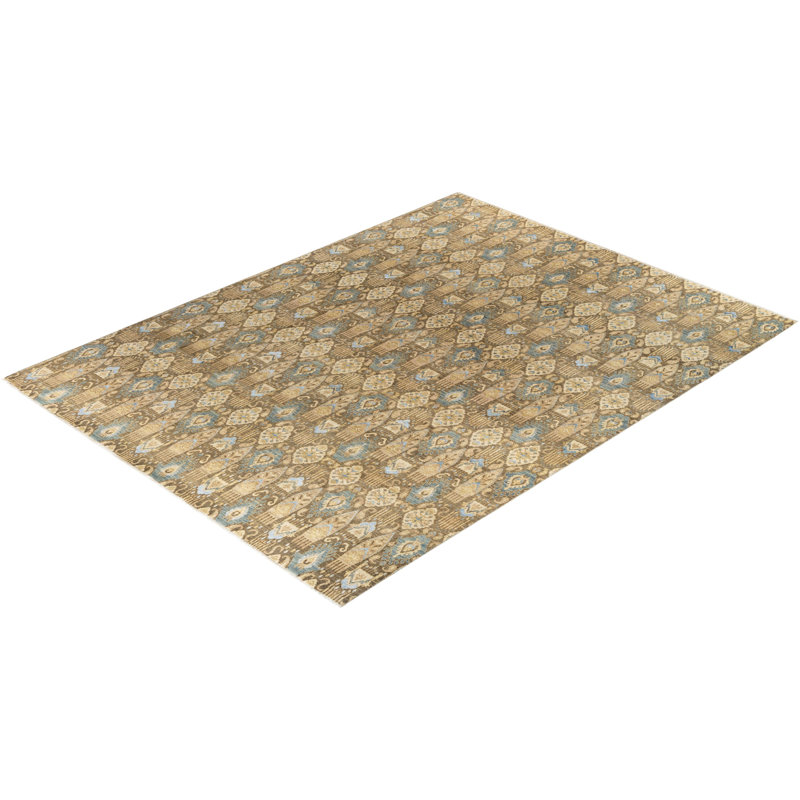 Overdyed One-of-a-Kind 9' 0" X 12' 0" Hand Knotted Area Rug