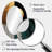 Golden Dark Moon Boundless Reverie - Modern Oval Wall Mirror-566248103