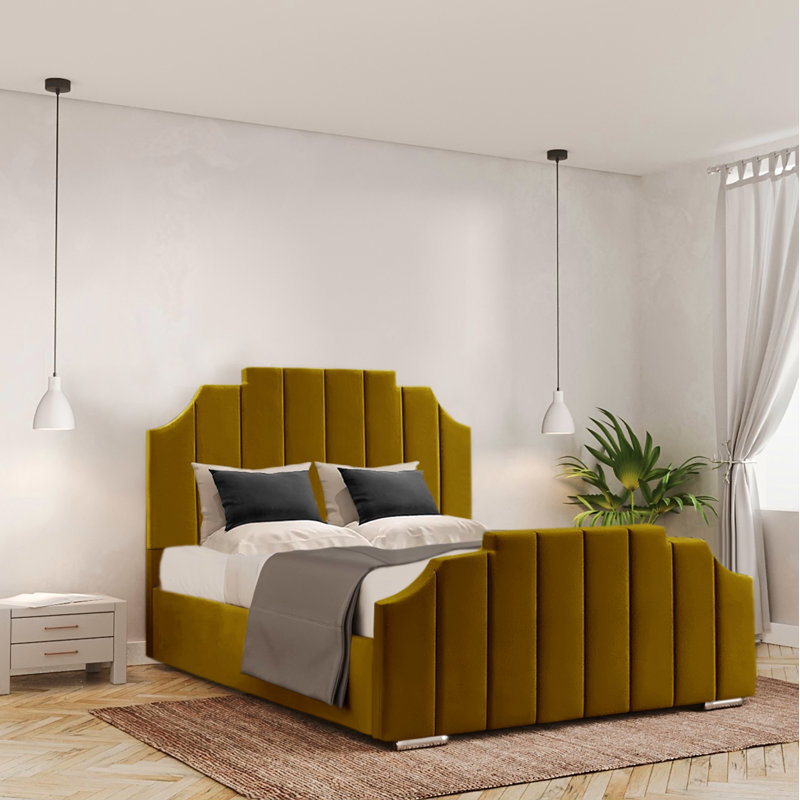 Annajane Bed Frame, Single (3'), Turmeric