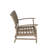 Charleston Aluminum Loveseat - Oak-138126307-69974753-138126290