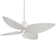 52" Gauguin 4 - Blade LED Leaf Blade Ceiling Fan with Wall Control and Light Kit Included