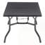 Table de salle à manger d'extérieur avec trou pour parasol 2,16 po