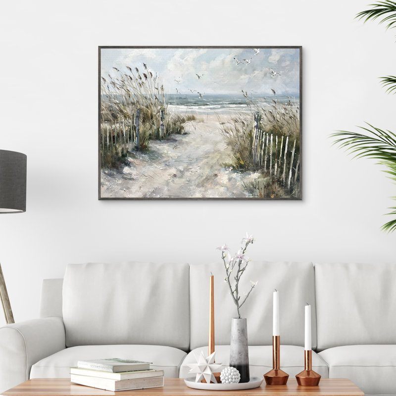 "Shoreline Breezes" par Studio Arts, art mural encadré