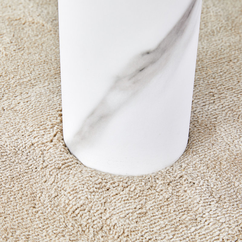 Table basse en verre trempé transparent à double couche Minimalist