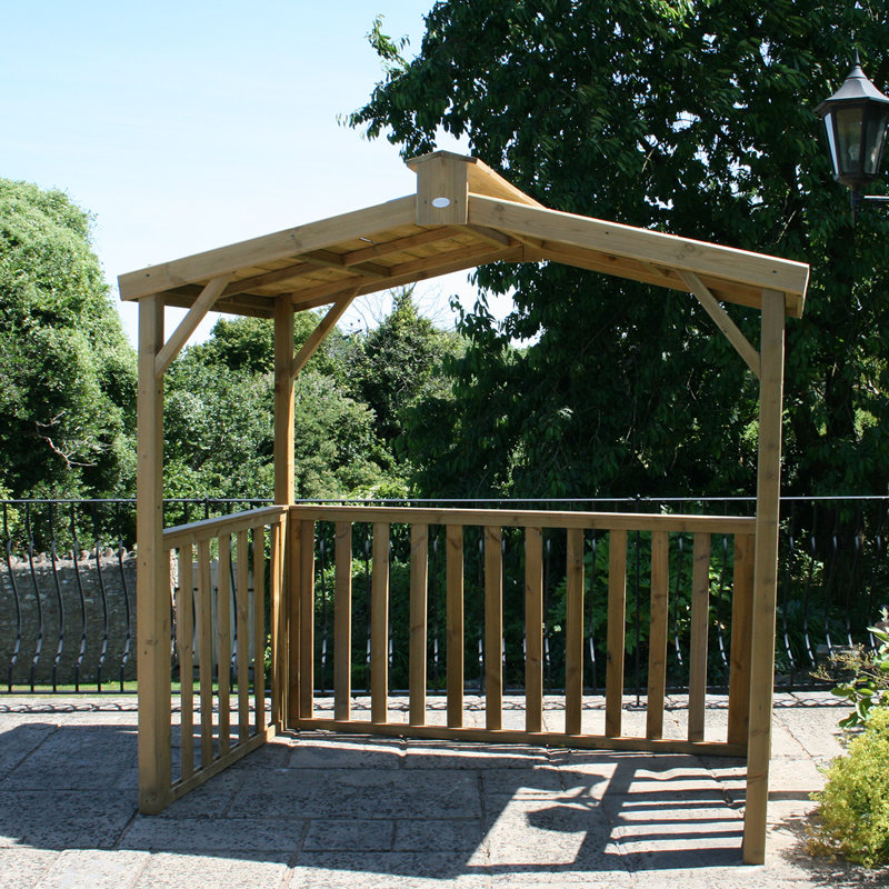 Gungnir 1.3m x 2.3m Wooden Gazebo