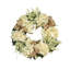 23" Hydrangea And Heather Wreath With Bows