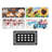 Sassafras 5 Piece Welcome Mat and Frame Set with All Season Inserts and 1 Rubber Frame