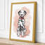 Dalmatian in Pink Modern - Wrapped Canvas-1818583072-1818583079