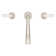 Weller Double Handle Deck Mounted Roman Tub Faucet Trim