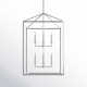 Ellis 8 Light Metal Dimmable Lantern Chandelier