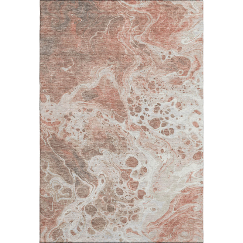 Premium Machine Washable Varroville AMF1705 Abstract Rug, Rectangle 5' x 7'6"