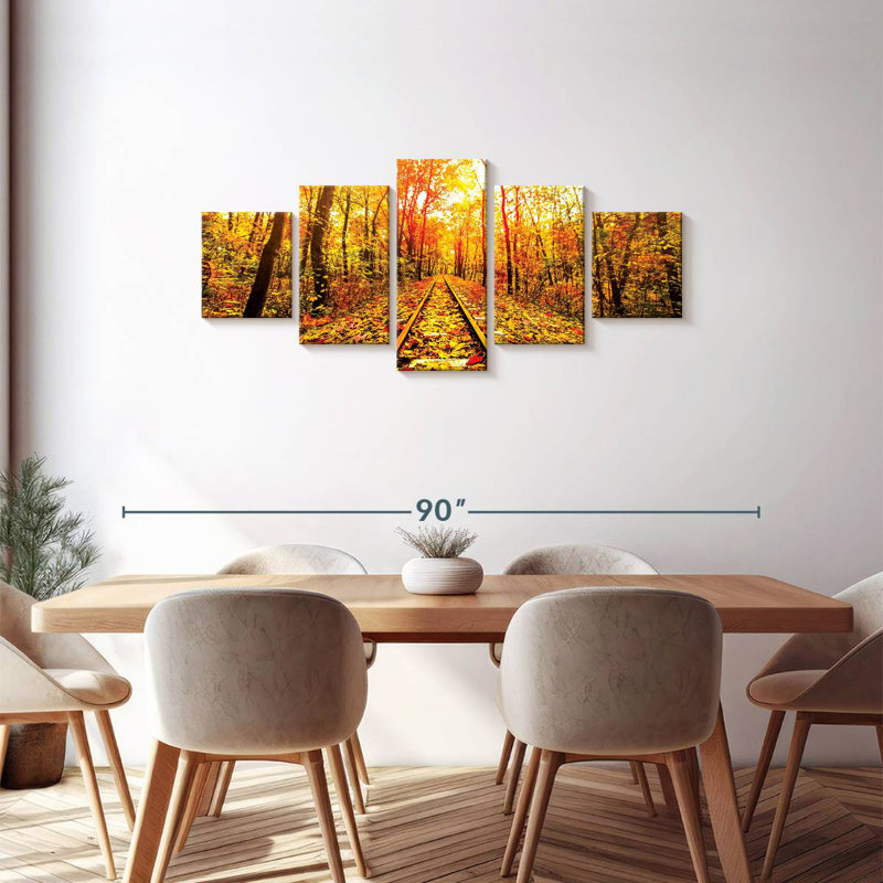 Forest Railway, 30" H x 68" W