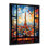 Cubic Paris Window View Elegant Sunset II - City Paris Wall Art