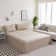Ensemble de housse de couette douce en coton délavé Boho