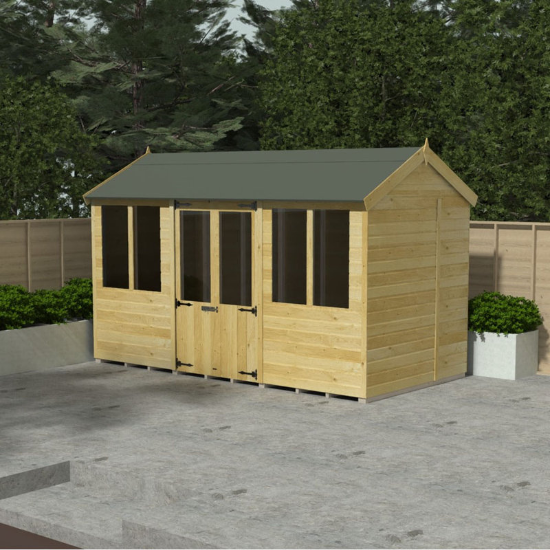 6ft x 14ft Apex Summer House