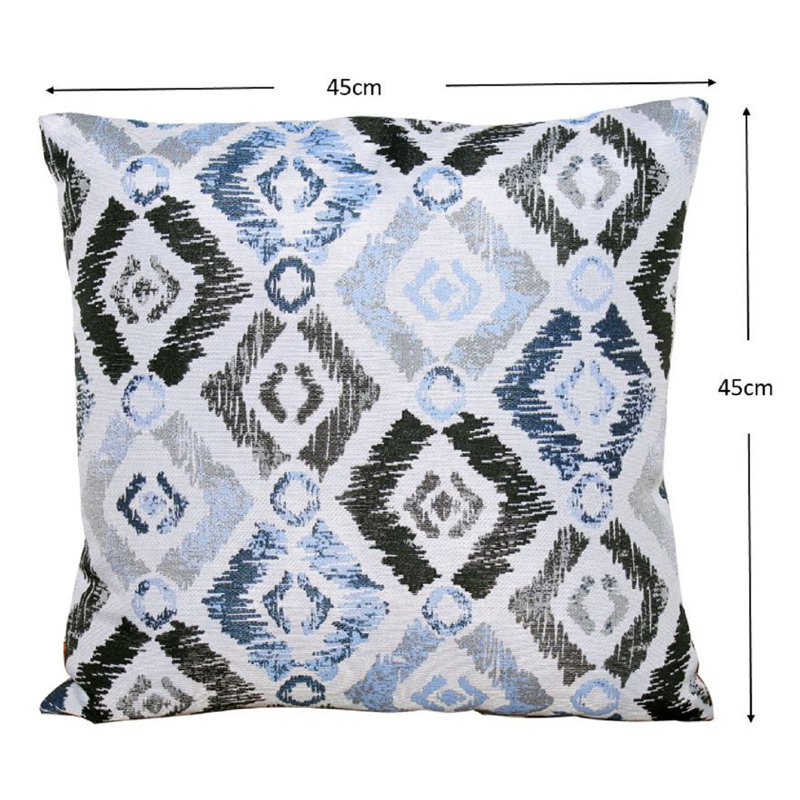 patterned Scatter Cushion - Pack of 2, Blue