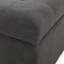 Rangement gris foncé au design pratique - assise confortable de 30,76 po x 30,76 po x 18,23 po-380263726
