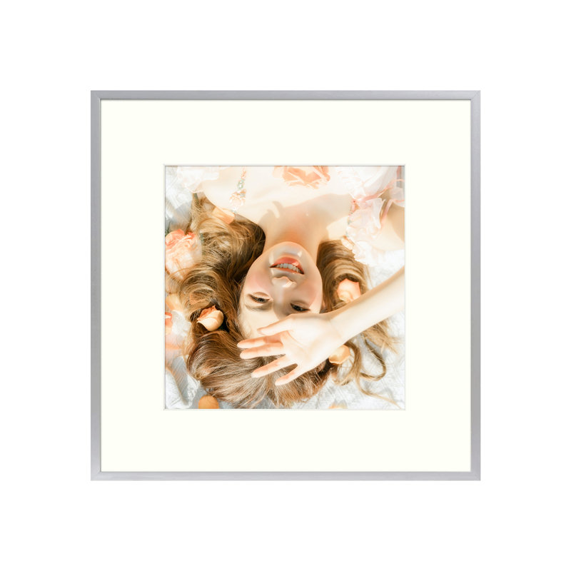 Cadre photo Ariaan, Argent, 1 cadre, 8 po x 8 po