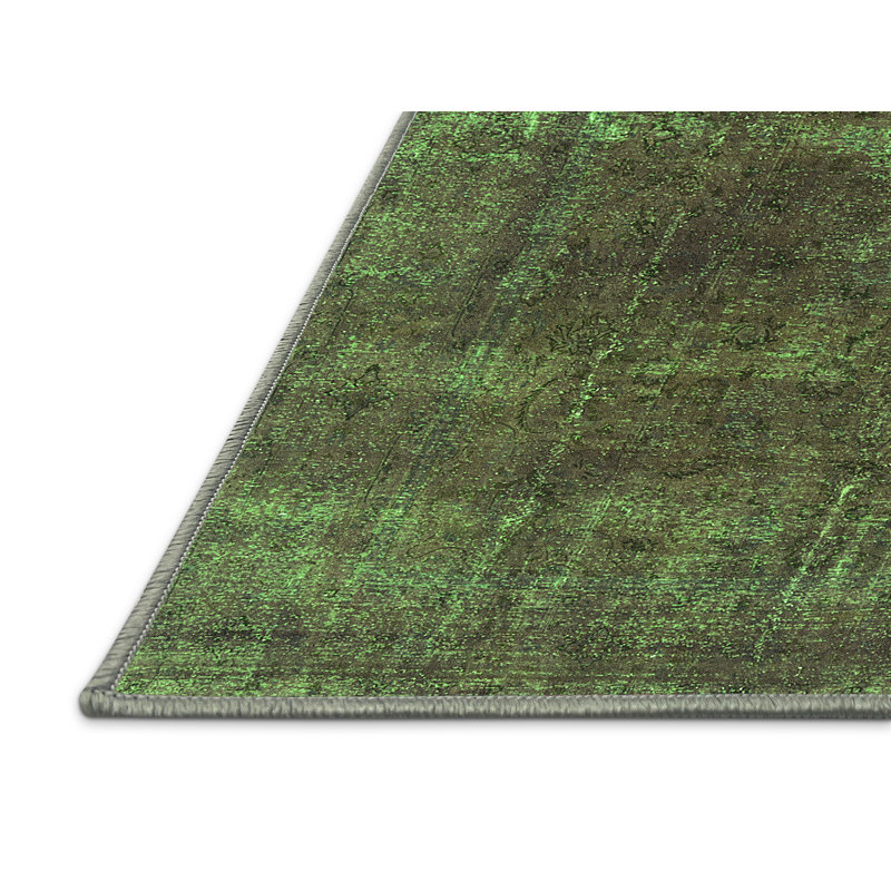 Barty Washable Abstract Indoor Rug, Rectangle 7' x 9'