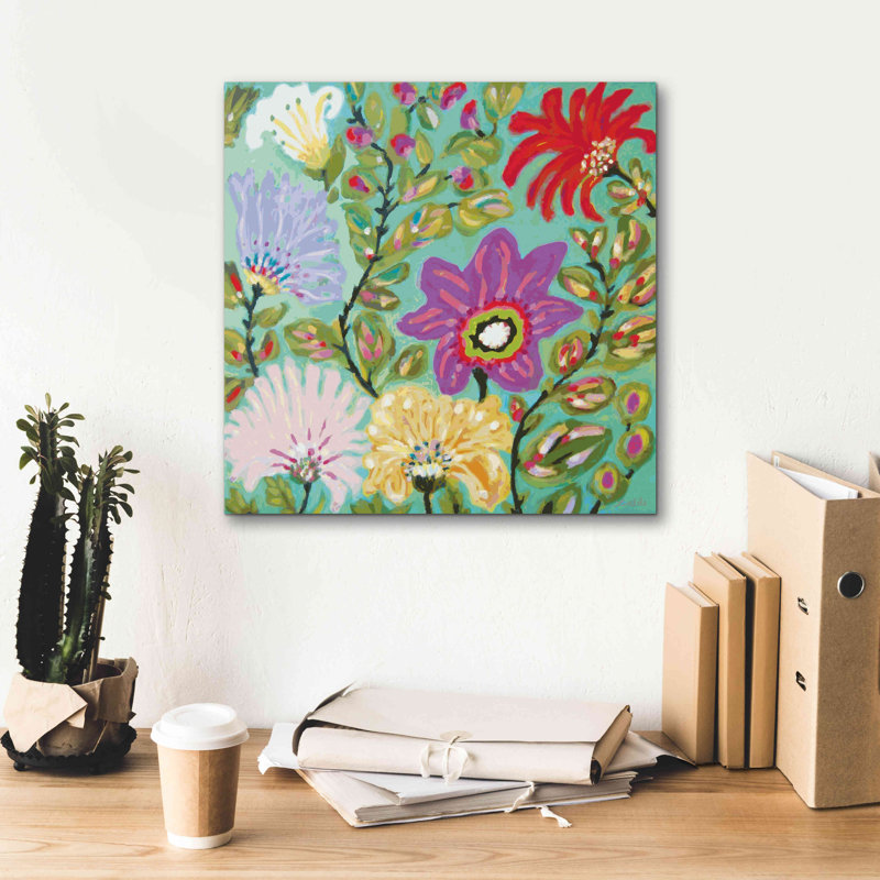 «Liberty Garden» par Karen Fields, estampe numérique sur toile, H 18 po x l 18 po x P 0,75 po
