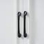 Meuble-lavabo autoportant blanc 70,8 po avec rangement à 4 portes et 1 tiroir, armoire peinte moderne, charnières à fermeture en douceur, tablette réglable