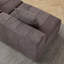 Canapé modulaire courbé en chenille sans assemblage requis-152276930