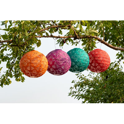 Soji 12'' Solar Powered Integrated LED Outdoor Lantern