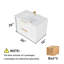Meuble-lavabo blanc 30 po sans lavabo