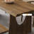Nut-brown Rectangular Solid Wood Dining Table-949755540