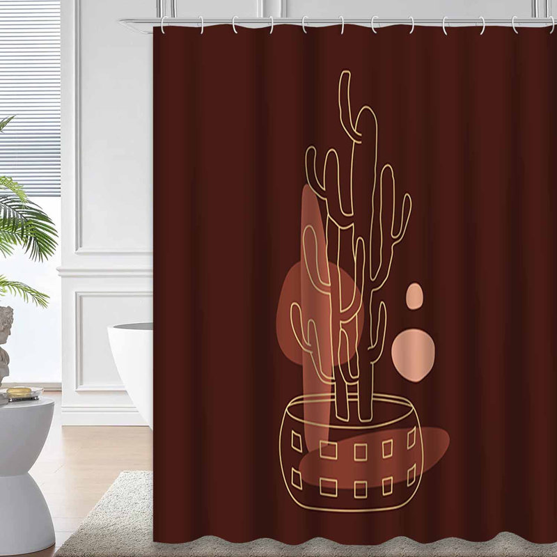 Rideau de douche à 12 crochets Home House Plants, L 72 po x l 84 po