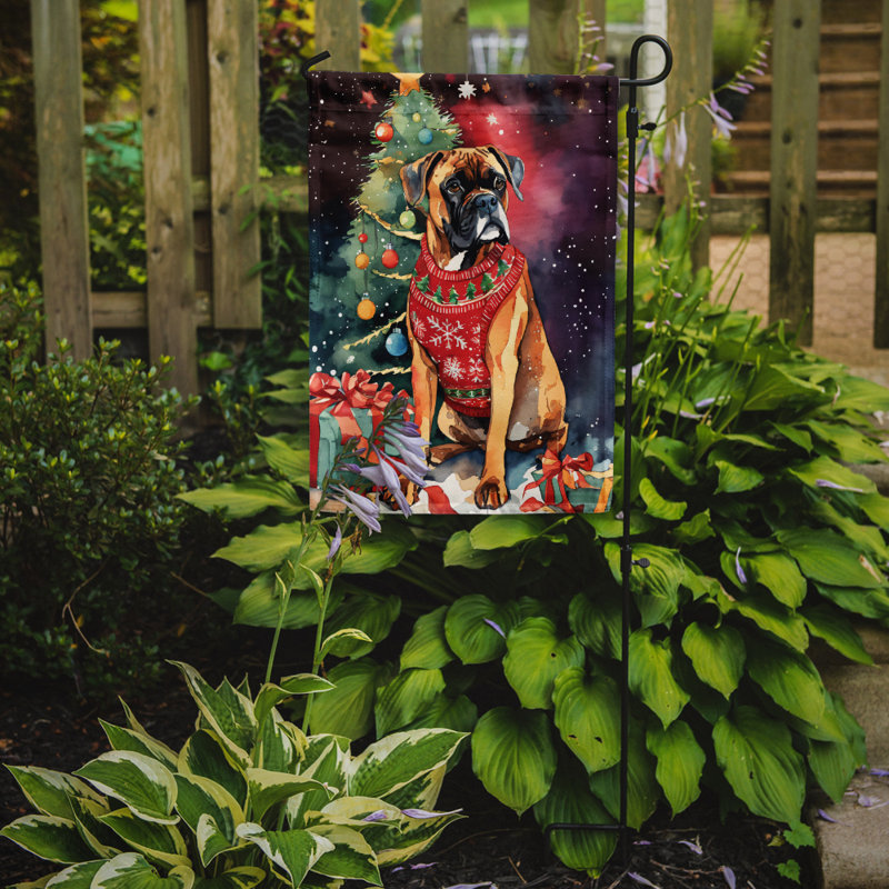 Double Sided Polyester Christmas, 15.5'' H x 11.25'' W