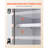 Bathroom Wall Cabinet Medicine Cabinet with Tower Bar and 2 Doors White