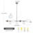Kason Modern 7-Lights linear globe chandelier-1356880142-1356880143