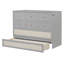 Lit escamotable double avec grands tiroirs, cadre de lit-2125319751-2125319864