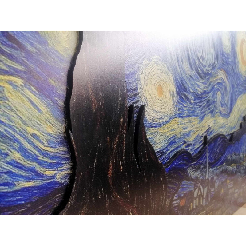 Peinture décorative en panneau de fibres à densité moyenne
