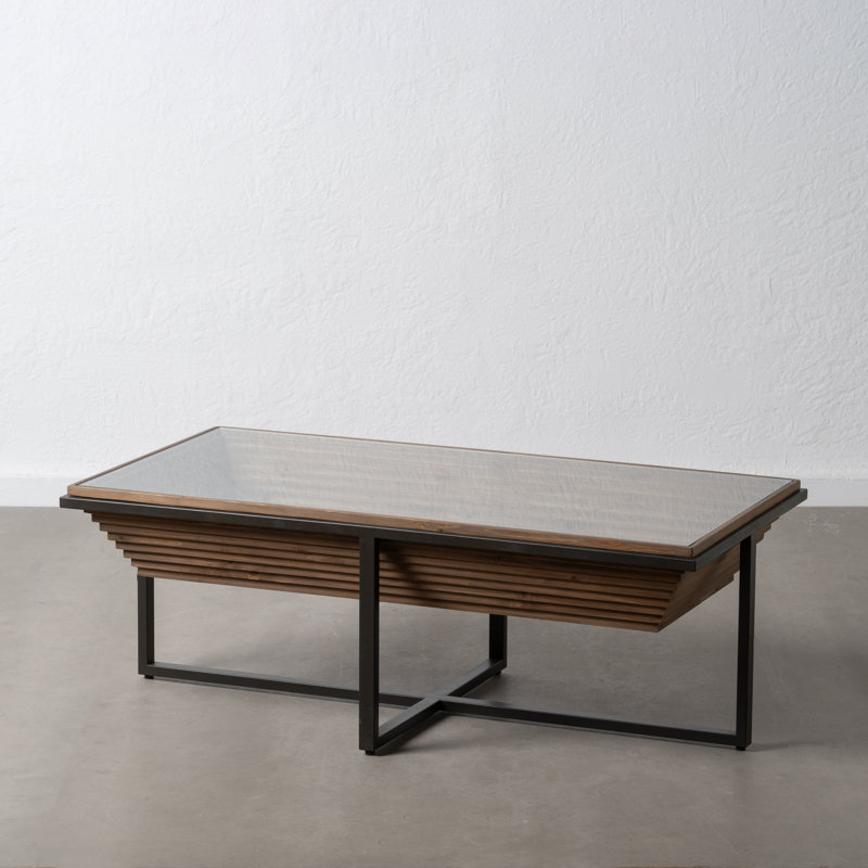 Altrud Cross Legs Coffee Table