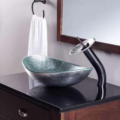Novatto Argento 13.5 " Oval Bathroom Sink