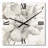 Indigold Grey Peonies III - Traditional Wall Clock-256461487