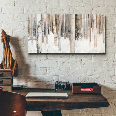 «Warm Winter Light III» par Julia Purinton, art mural en verre acrylique