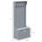 28" 3-In-1 Entryway Hall Tree With Storage Bench,Coat Rack With Four Hooks And Shoe Storage-1112163619
