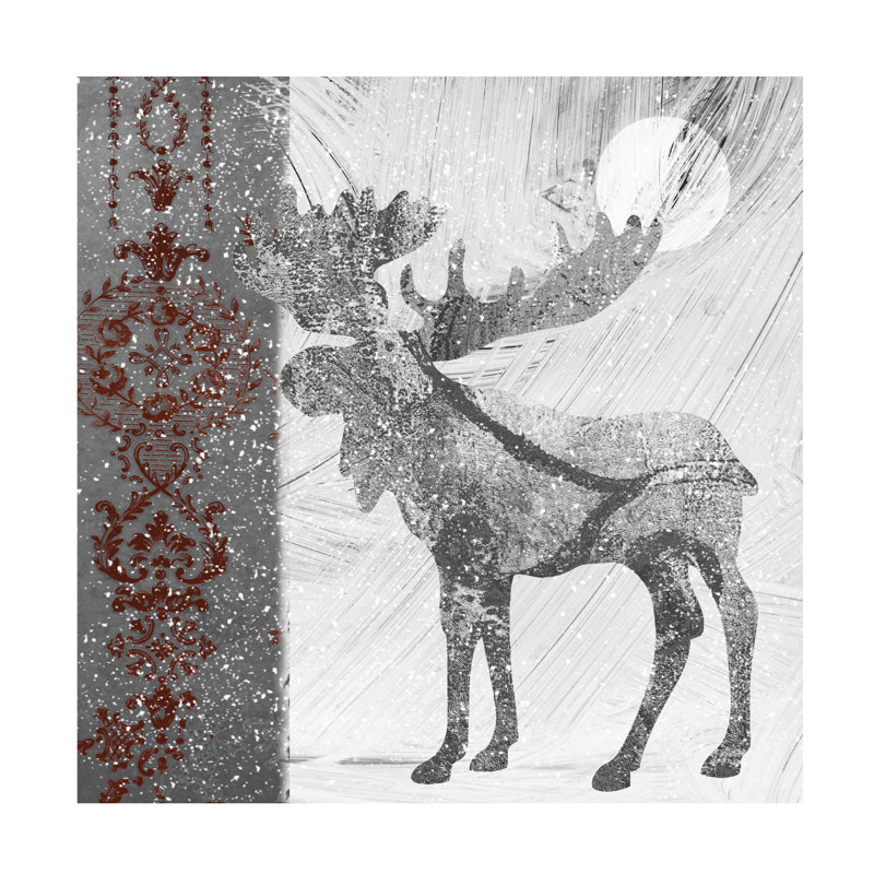 Art sur toile Sasha Silver Moonlight III, 14" H x 14" W