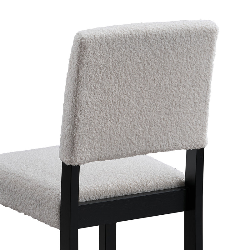 Avella 24" H Boucle Fabric Counter Stool