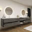 Meuble-lavabo mural 150 po avec évier en acrylique renforcé Aliki-266794939
