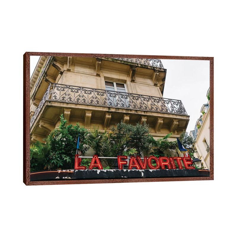 La Favorite by Bethany Young - Print on Canvas, Classic Brown Wood Framed, 45.72cm H x 66.04cm W x 3.81cm D