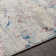 Tapis Griffiths bleu; rouge